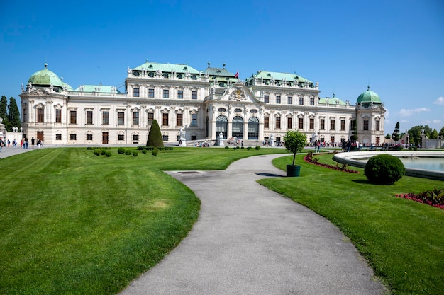 Viena Áustria 15 de junho de 2023 O Edifício Upper Belvedere é um complexo histórico de edifícios em Viena