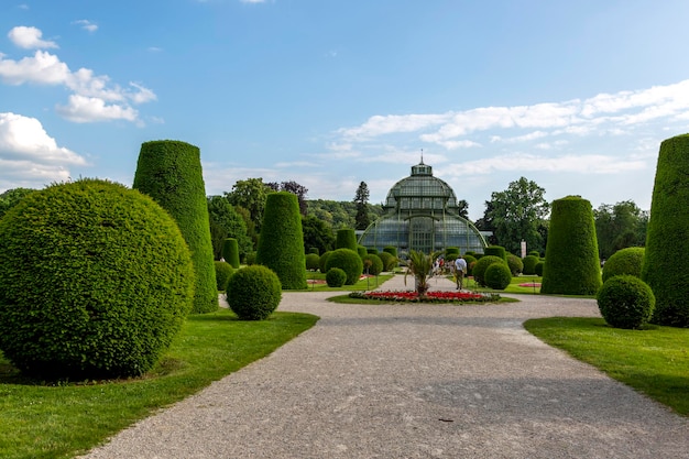 Viena Austria 15 de junio de 2023 Casa Botánica Casa en el desierto en el parque del Palacio de Schoenbrunn