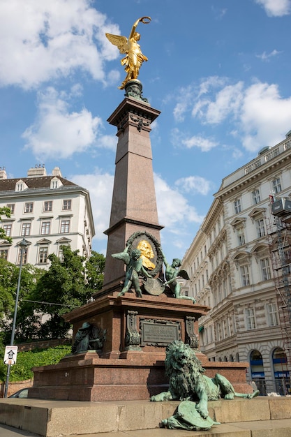 Viena Austria 16 de junio de 2023 Monumento a Johann Andreas von Liebenberg Alcalde de Viena