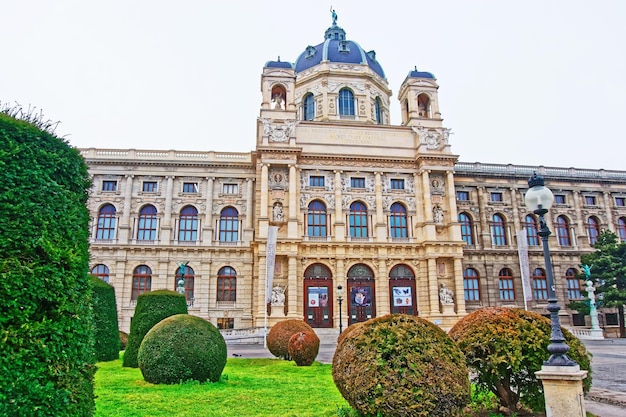 Viena, Áustria - 8 de janeiro de 2014: Museu de História Natural de Viena, Áustria.