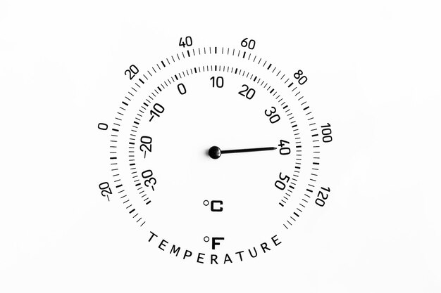 Foto vierzig grad celsius