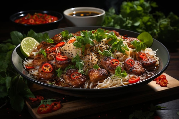 Vietnamés Pho Una sinfonía de sabores Mejor fotografía de fideos pho