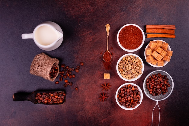 El vigorizante café de la mañana con dulces.