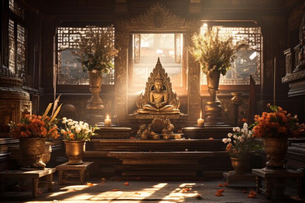 Vihara Natural Light Generative AI