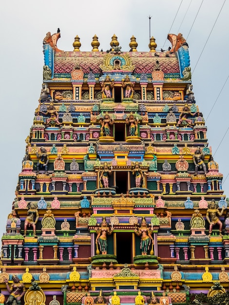 Vijayawada Indien Blick auf Shri Gayatri Ammavari Tempel Vijayawada India