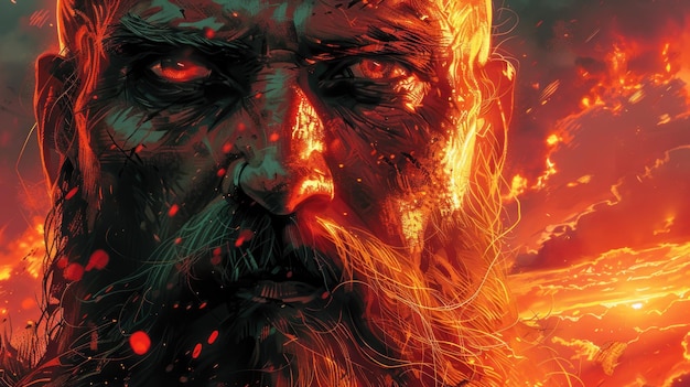 Vikingo ilustración