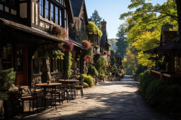 VILA BILTMORE EM ASHVILLE ENCANTO HISTÓRICO NO AZUL MERMS generativo IA