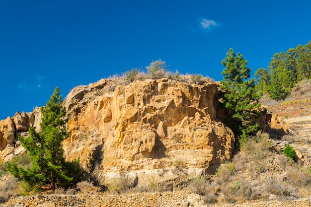 Vilaflor felsenlandschaft teneriffakanarische inseln spanien