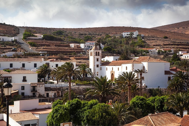 Villa de Betancuria típica ciudad histórica de Fuerteventura