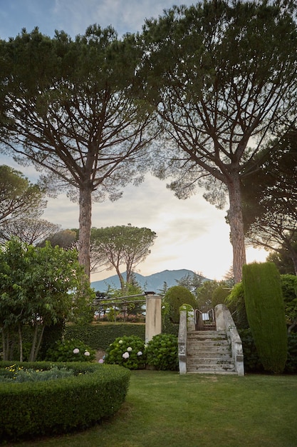 Villa Cimbrone em Ravello Amalfi Coast Itália.