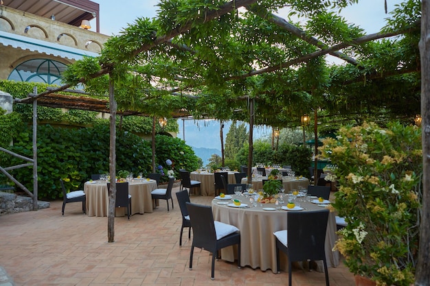 Villa Cimbrone en Ravello, Costa Amalfitana, Italia.