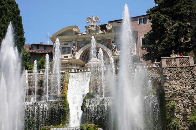 Villa d'este em tivoli, itália