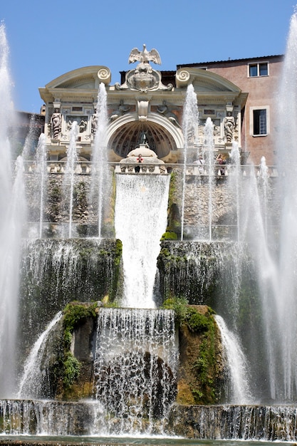 Villa d'este em tivoli, itália