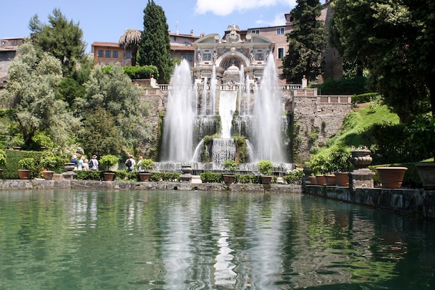 Villa d'Este in Tivoli, Italien