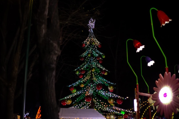 Villaggio delle meraviglie aldeia de Natal em Milão, Itália