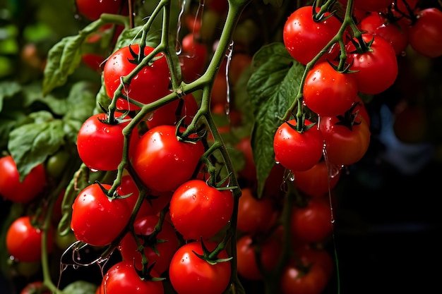 Vinha de tomate orgânico