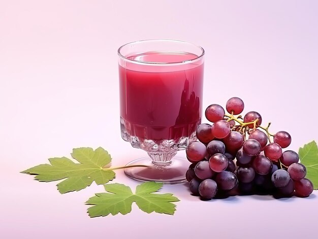 Foto vinho com uvas vermelhas