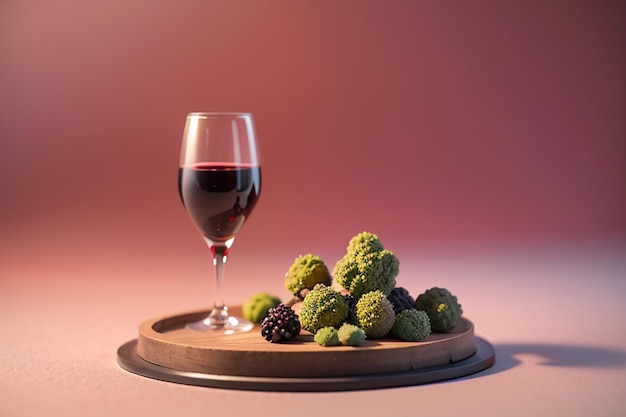 Vinho vermelho lafite copo de vidro de vinho elegante bebida romântica papel de parede ilustração de fundo