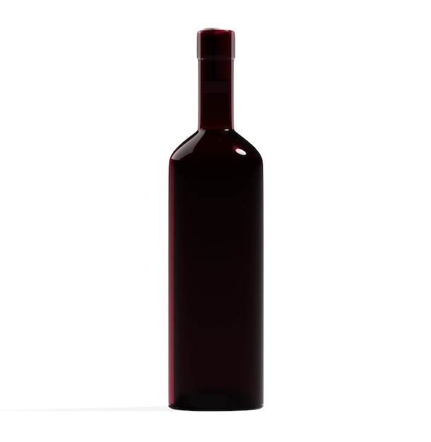 Foto vino bordo botella aislado rojo vidrio blanco diseño plantilla bebida bar artículo maqueta imagen