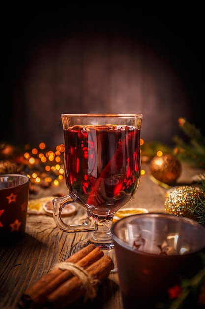 Vino de navidad caliente