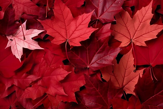 Vino rojo hojas de otoño textura caída naturaleza fondo AI generativo