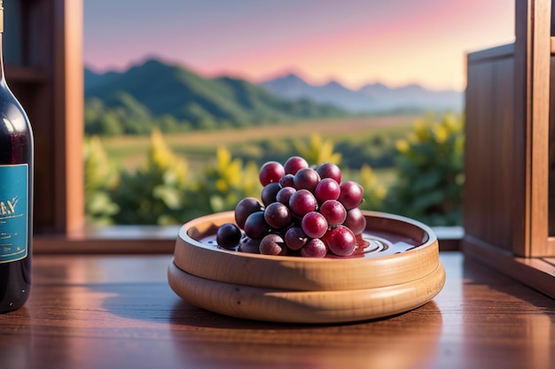 Foto vino rojo lafite copa de vidrio de vino elegante bebida romántica papel tapiz ilustración de fondo