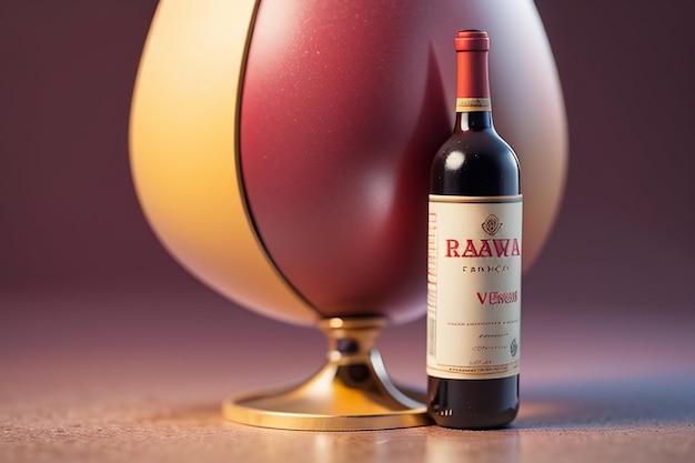 Vino rojo lafite copa de vidrio de vino elegante bebida romántica papel tapiz ilustración de fondo