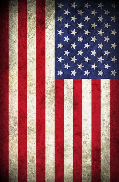 Foto vintage american flag