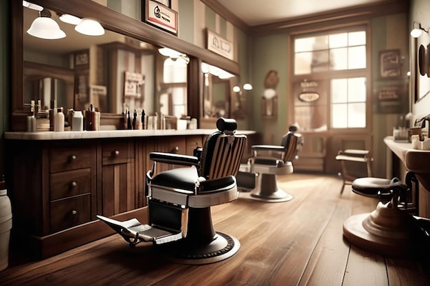 Vintage-Barbershop-Bild
