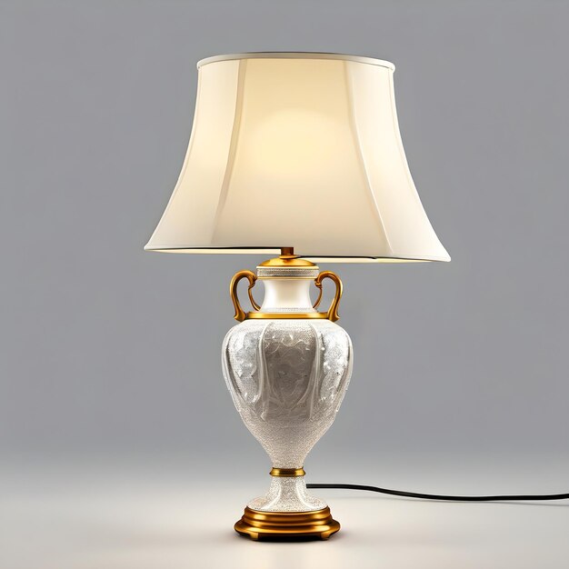 Vintage-Beleuchtung, eine Tischlampe mit antikem Charme und Eleganz