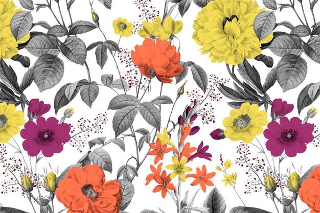 Vintage Blumenmuster