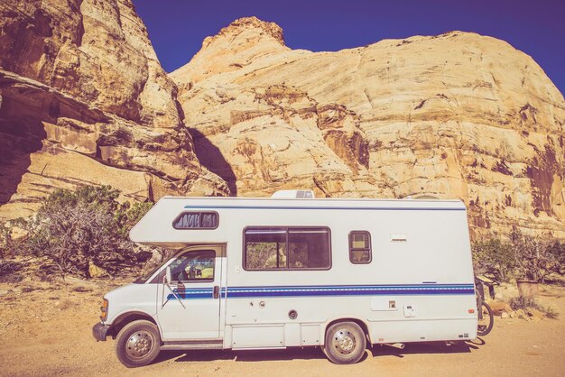 Vintage Camper in Utah