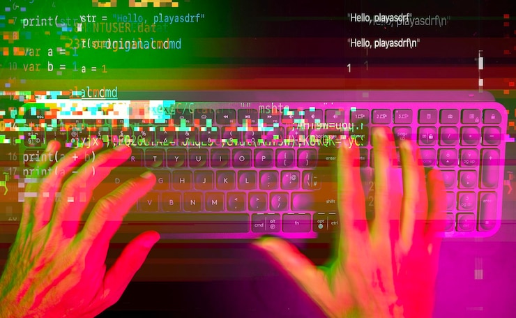 Foto vintage-computer-tastaturen