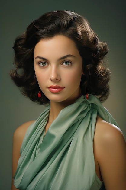 Vintage Eleganz Gal Gadot Channeling 1950s Glamour in Milton H Greenes Porträt