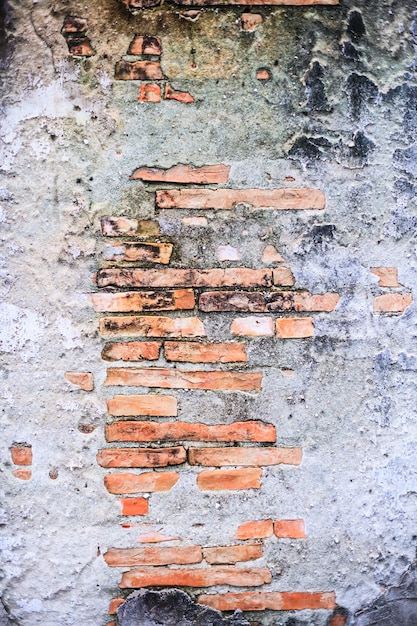 Foto vintage envejecido color rojo marrón horneado arquitectónico con textura detallada arcilla piedra ladrillo bloque pared estructural diseño interior para pared exterior