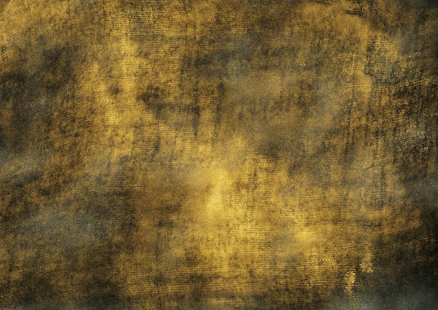 Foto vintage gold und schwarze grunge-textur. zusammenfassung bespritzt goldenen hintergrund. zeitgenössische oder moderne kunst mit raster und subtilem rauschmuster