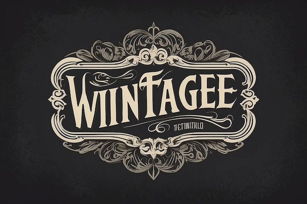 Foto vintage-logo-vorlage
