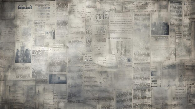 Foto vintage old newspaper grunge texture background papel retrô