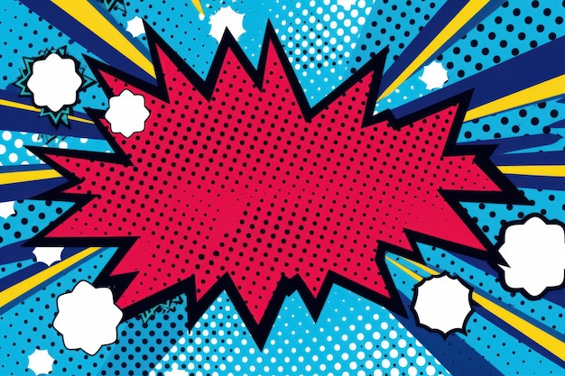 Vintage-Pop-Art-Stil Sprache Blase Vektormuster Hintergrund Comic-Manga-Stil
