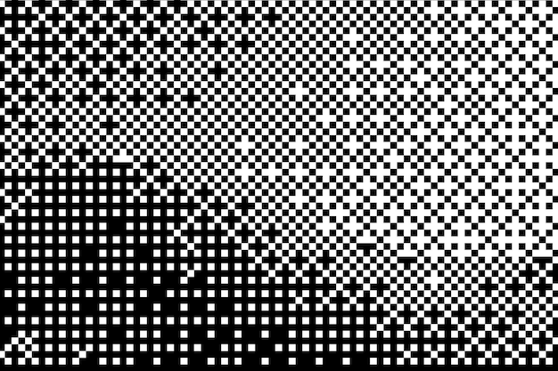 Vintage-Retro-Bitmap-Hintergrund Vintage-Poster mit Halftone-Textur und pixelierten Körnern