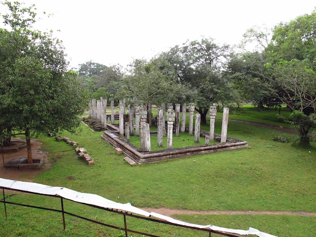 Vintage-Ruinen in Anuradhapura, Sri Lanka