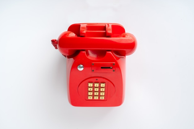 Vintage und Retro-Telefon isoliert