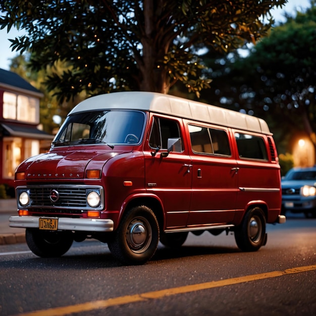 Vintage-Vans für den Straßenverkehr von Personen oder Gütern