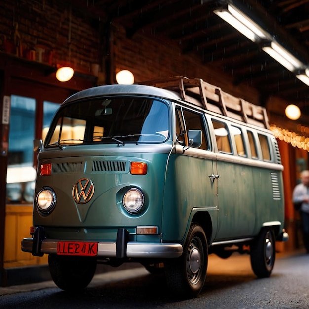 Vintage-Vans für den Straßenverkehr von Personen oder Gütern