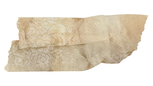 Vintage zerrissenes Papier png-Aufkleber durchsichtiger Hintergrund
