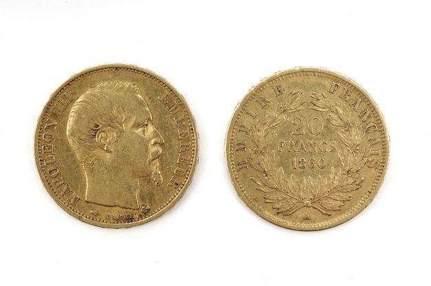 Vinte-francos, ouro, Napoleão III, França