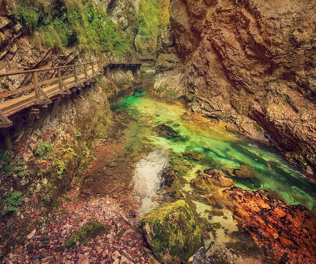 Foto vintgarklamm slowenien