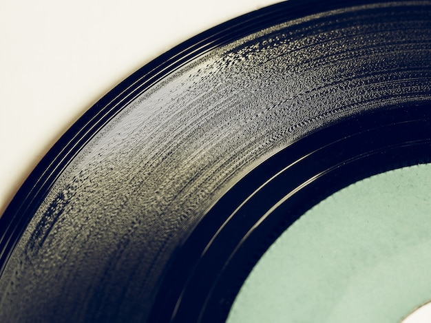 Vinyl-Schallplatte im Vintage-Look