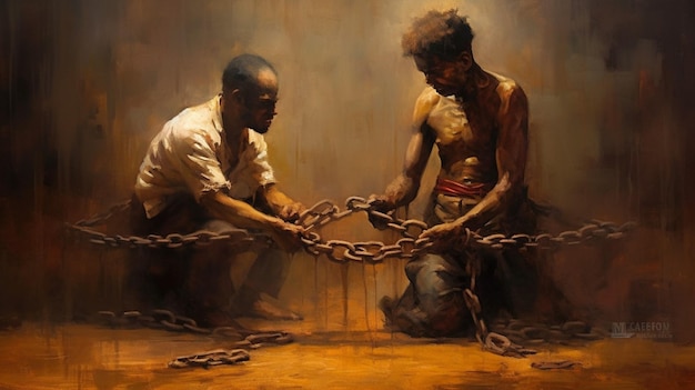Foto la violencia inherente a la esclavitud