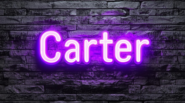 Violette LED personalisierte Namenspostkarte perfekt für die Dekoration